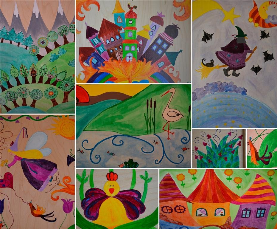 kollazs a gardróbról