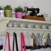 Shabby chic tálaspolc festés