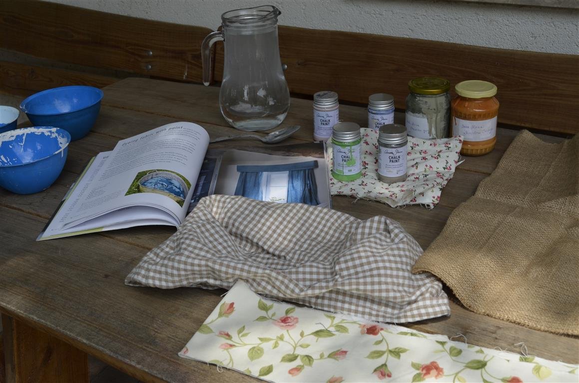 textilfestés Chalk Paint festékkel