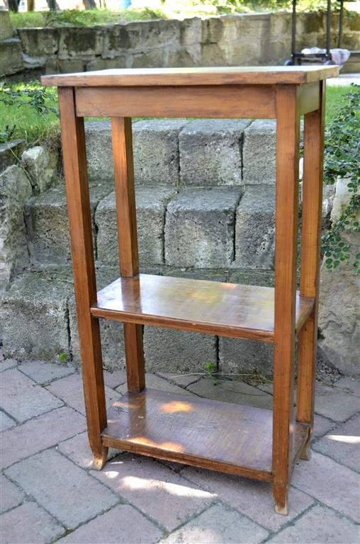 konzol asztal festése old ochre színben